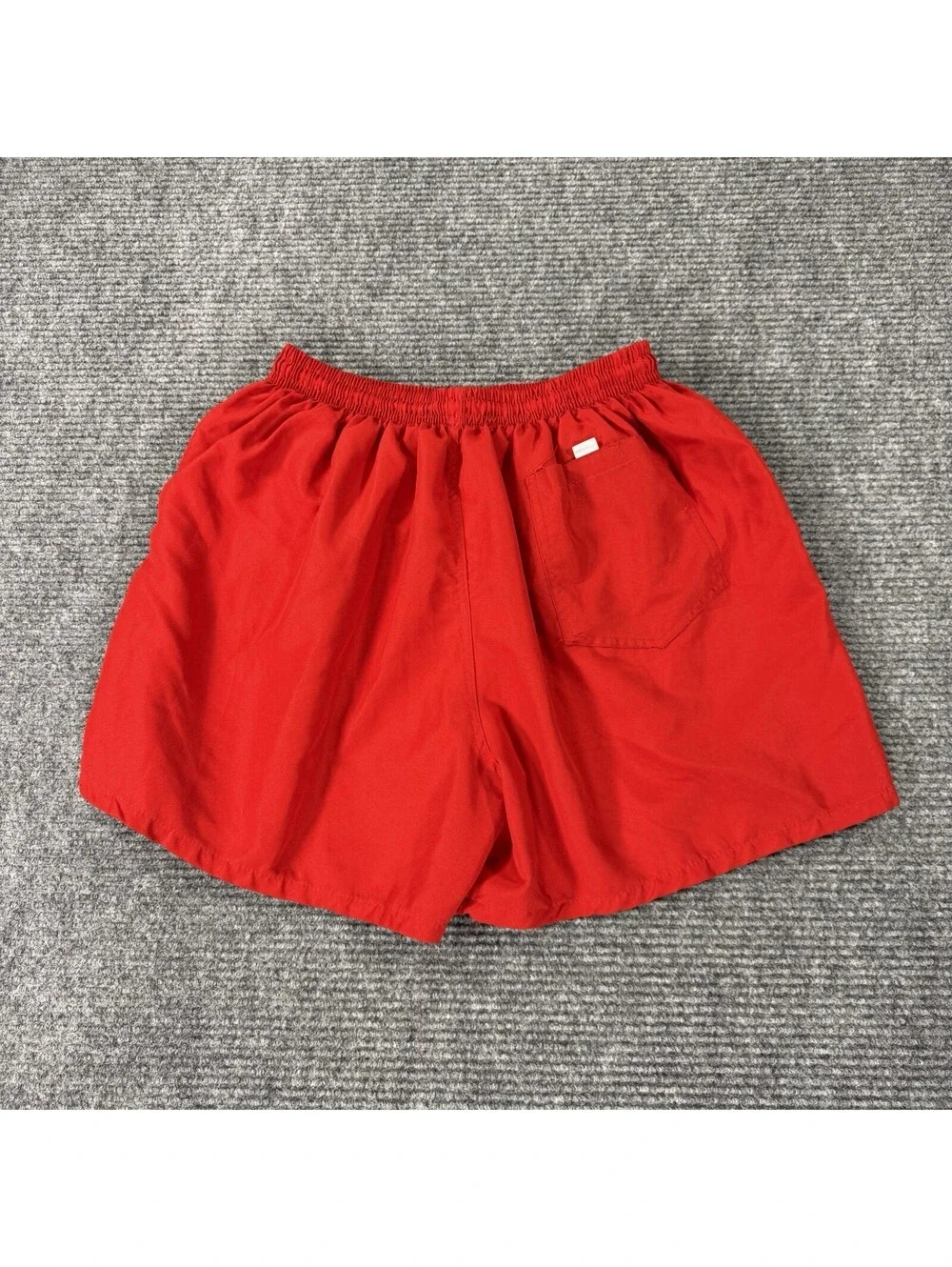 Cozumel S.C.U.B.A. Red Board Shorts White Stripe  Swim Trunks Men’s XS / Kids L
